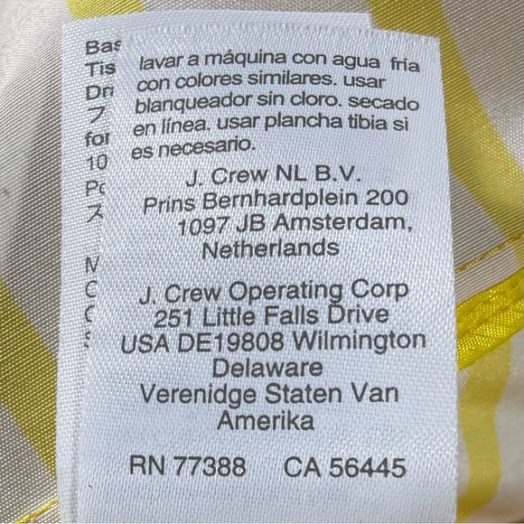 J. Crew Bright Yellow Rain Jacket / Trench Coat (S) - Picture 9 of 12